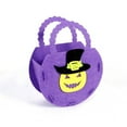 thumbnail image 1 of Halloween Bags for Kids, Reusable Non-Woven Trick or Treat Candy Bags, 12 Pack Party Favor Supplies with Handle, Ghost Pumpkin Spider Witch Design, Haunted Castle Theme, 1 of 4
