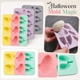 thumbnail image 1 of Halloween Baking Mold Brain Heart Shape Maker Cavity Nonstick Tray For Festive Soap Crafting Chocolate Melting Party Dessert Preparation , A, 1 of 6