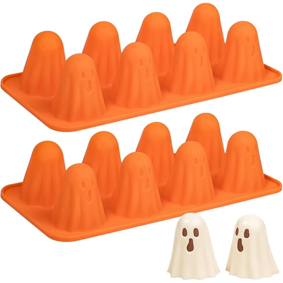 Halloween Baking Mold, Silicone Chocolate Molds, Halloween Silicone Molds, 1/2/3-Piece Set Suitable For Baking Cakes, Puddings, Frosting, Muffins, Soap, Candles, and ice Cubes