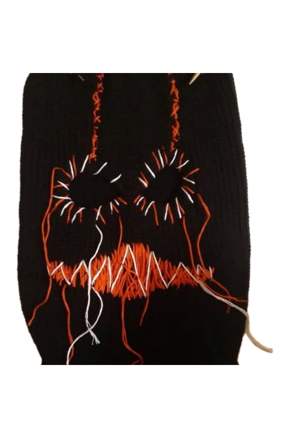 Halloween Balaclava Funny Balaclava Face Mask Balaclava Distressed Party Hat Scary Balaclava Hooded Knitted Hat Beanies