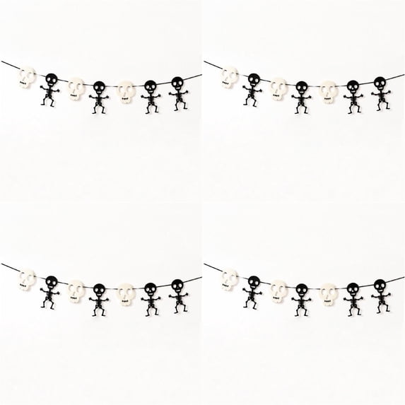 Halloween Banner, Halloween Party Decorations for Indoor Outdoor - Halloween Backdrop Garland for Outside, Hanging Party Favors Supplies for Birthday
