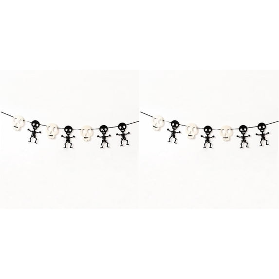 Halloween Banner, Halloween Party Decorations for Indoor Outdoor - Halloween Backdrop Garland for Outside, Hanging Party Favors Supplies for Birthday