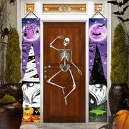 Jack Sally Lighted Banners Porch Signs Halloween Decor