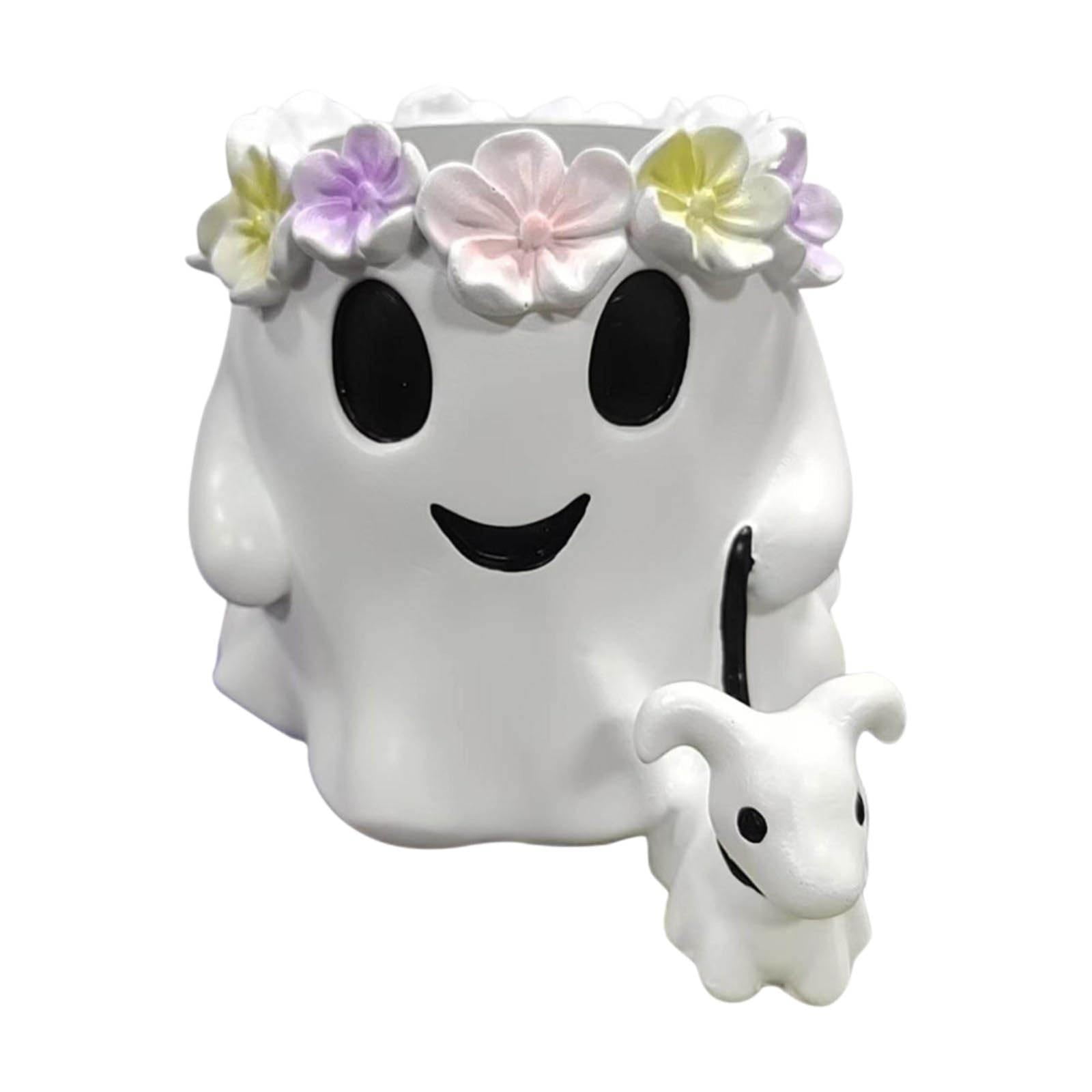 Halloween Bargains! Bucket Decor Vase Planter Pot Walking Dog Vase