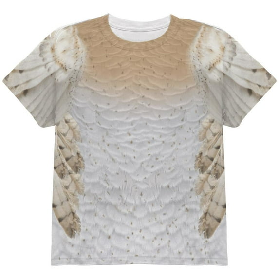 Halloween Barn Owl Costume All Over Youth T Shirt Multi YMD