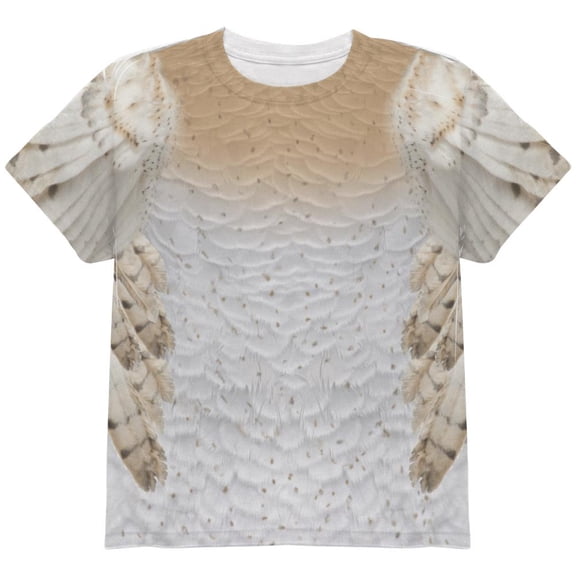 Halloween Barn Owl Costume All Over Youth T Shirt