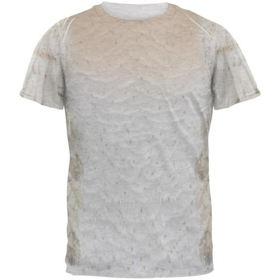 Halloween Barn Owl Costume Mens T Shirt Heather White MD