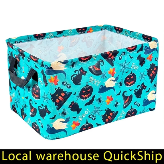 Halloween Basket Cute Halloween Baskets For Pumpkin Halloween Basket Rectangular Toy,Halloween Gifts,Gift Basket Teacher Basket Book Basket,Halloween Baskets,Fall Basket,Spooky Basket