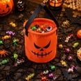 thumbnail image 1 of Halloween Basket LED Light Up Pumpkin Candy Bucket Trick or Treat Glowing Ghost Basket Halloween Party Decor Candy Collection by PALIFEUR, 1 of 7