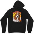 thumbnail image 1 of Halloween Basset Hound Pumpkin Witch Graphic Dog Lover Holiday Pet Owner Funny M8100 Unisex Hoodie, Up to Size 5XL, 1 of 2