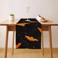 thumbnail image 1 of Halloween Bat (2) Table Runner, Seasonal Fall Winter Kitchen Dining Table Decoration for Home Party Decor 13x108 Inch, 1 of 4