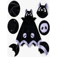 thumbnail image 1 of Halloween Bat Blanket Hooded Cape Costume, Cute Bat Blanket Hoodie, Soft Hooded Bat Cape for Women, Wearable Bat Blanket Adult for Halloween Cosplay Party Night, 1 of 14