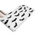 thumbnail image 1 of Halloween Bat Boo Welcome Doormat,Durable Absorbent Mat 17x31.5 Inch Ghost Boo Spooky Throw Rug for Bedroom Living Room, 1 of 4