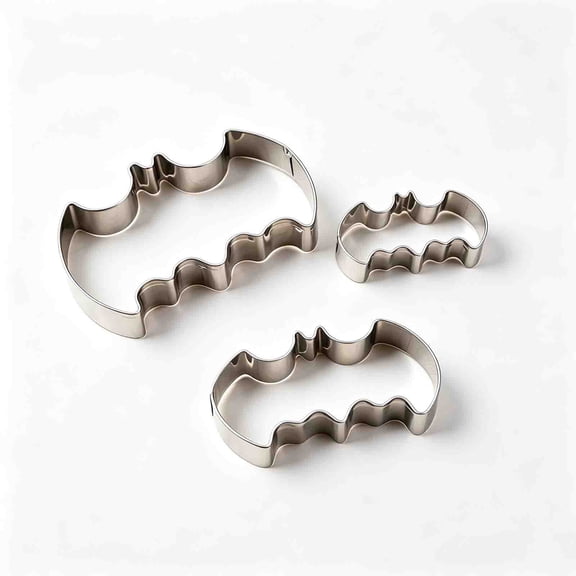 Halloween Bat Cookie Cutter Set, Ghost Shape Baking Mold, Tool for Halloween Themed Cake Baking