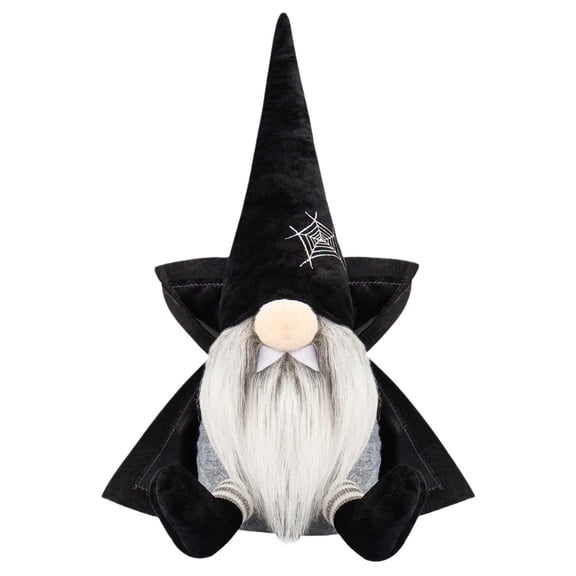 Halloween Bat Decor, Mysterious Fabric Figurine with Cloak, Foldable Scary Ornament for Indoor Outdoor Party Displ
