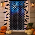 thumbnail image 1 of Halloween Bat Foil Fringe Curtain, 79 x 39 Inch Spooky Doorway Decor for Party Backdrop, 1 of 6