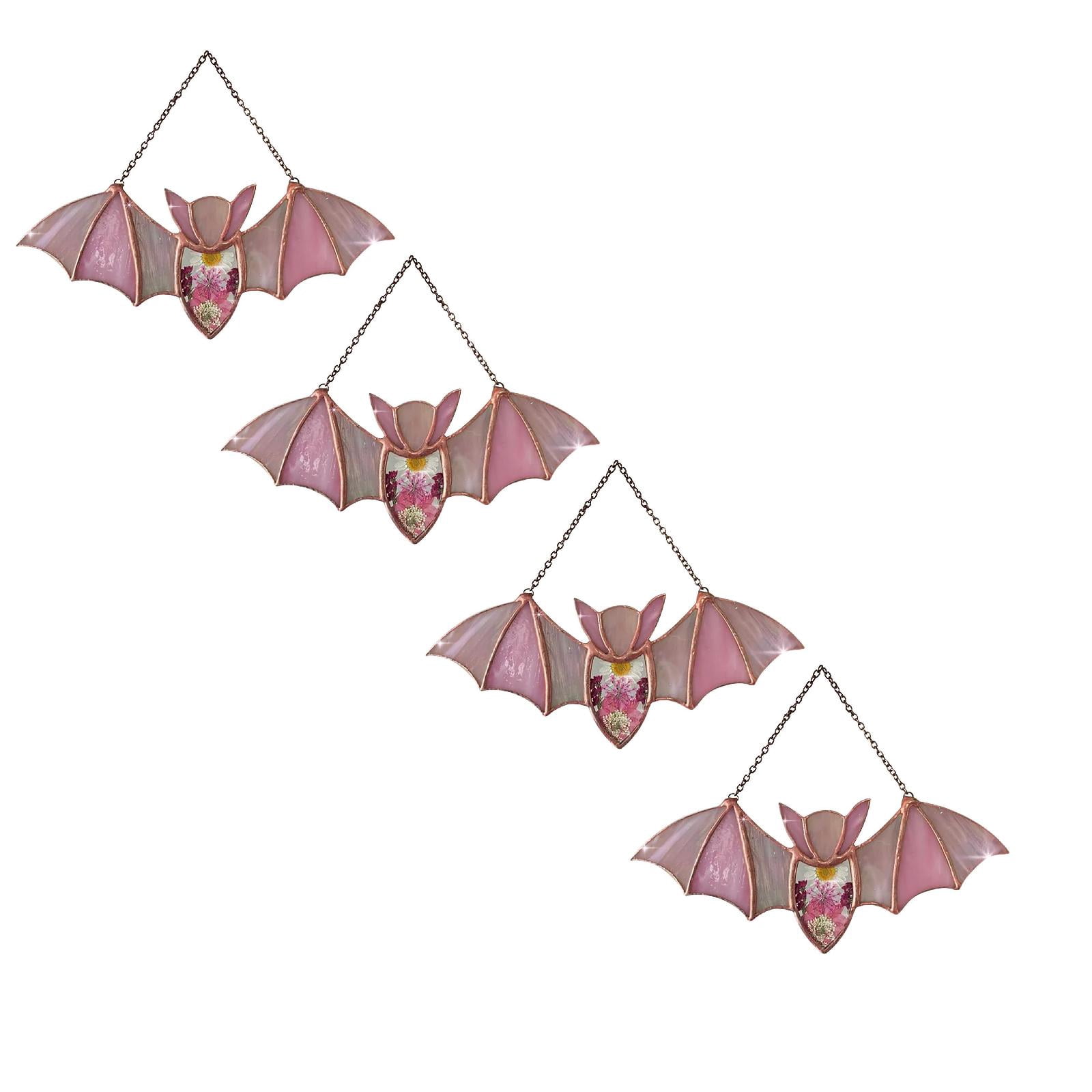 Bat Gothic Acrylic Window Hanging Bat Suncatcher Decoration Stained ...