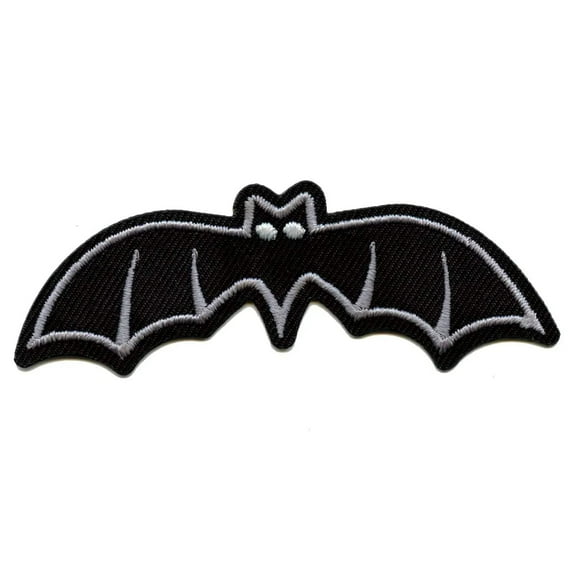 Halloween Bat Iron On Embroidered Patch