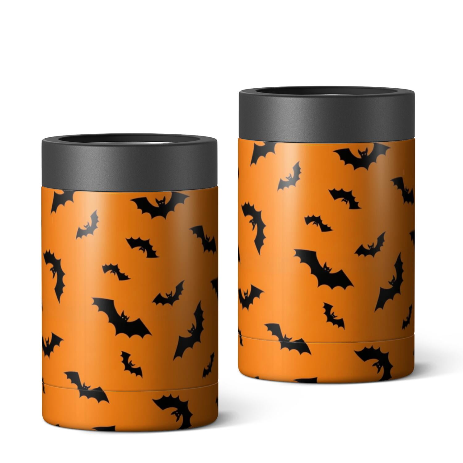 Halloween Bat Pattern Can Cooler 1 Pack, Vacuum Insulated Beverage ...