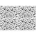 thumbnail image 1 of Halloween Bat Pattern Summer Placemats Table Placemats Set Of 4-Linen Kitchen Washable Placemats Table Mats 11.8"x17.7" Non-Slip Heat Resistant, 1 of 6