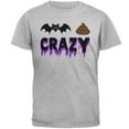 thumbnail image 1 of Halloween Bat Poop Crazy Mens T Shirt, 1 of 5