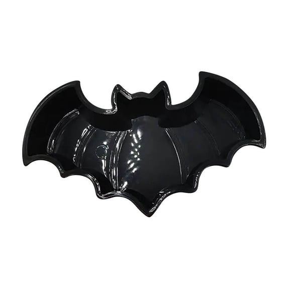 Halloween Bat Shaped Serving Tray Candy Dish Fruit Plate Snack Platter Decorative Tabletop Bowl for Party Decor