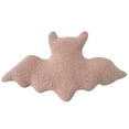 thumbnail image 1 of Halloween Bat Shaped Throw Pillow, Cute Teddy Fleece Decorative Halloween Pillow for Party Living Room Couch Sofa Bed Decoration, 1 of 5