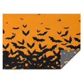 thumbnail image 1 of Halloween Bat Silhouette Pattern Rectangle Tablecloth 60"x84",Waterproof Polyester Rectangle Table Cloth, Wipeable Spillproof Polyester Tablecloth for Dining, Camping, Indoor and Outdoor, 1 of 5