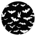 thumbnail image 1 of Halloween Bat Silhouettes Round Fitted Tablecloth with Elastic Edge,Dining Table Cover Waterproof,Outdoor Round Tablecloth for Camping,Dining,Indoor and Outdoor, 1 of 7