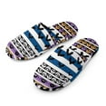 thumbnail image 1 of Halloween Bat Skull Spider House Slippers for Woman Men Warm Fannel Slipper Non-Slip TPR Slides Slippers 9.5-10, 1 of 8