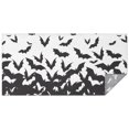 thumbnail image 1 of Halloween Bat Swarm Pattern Rectangle Tablecloth 60"x120",Waterproof Polyester Rectangle Table Cloth, Wipeable Spillproof Polyester Tablecloth for Dining, Camping, Indoor and Outdoor, 1 of 6