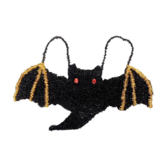 Halloween Bat Wings Costume Prop, Wearable Hanging Halloween Wings with Adjustable Straps, Gothic Wall Door Decoration for Party, Cosplay & Home Decor