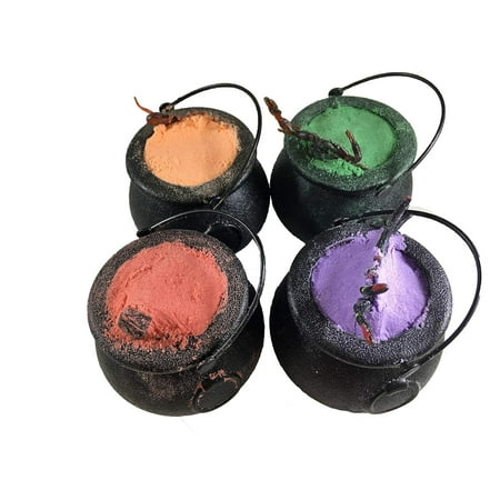 Halloween Bath Bombs for Kids With Surprise Inside Witches Brew Cauldron Handmade in USA Natural and Safe by Relaxcation Set of 4