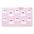thumbnail image 1 of Halloween Bath Mat, 15.7 X 23.6 In Ghost Bathroom Rug, Soft Absorbent Non-Slip Washable Floor Mat for Bathroom & Bedroom,Pink, 1 of 7