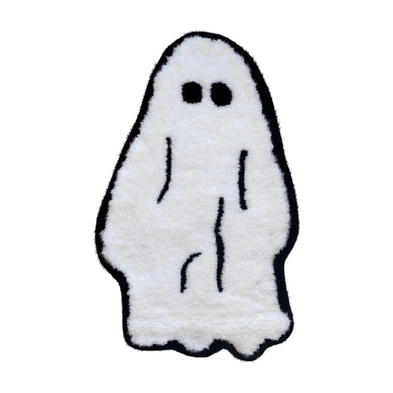 Halloween Bath Mat Pumpkin Bats Decor, 16x24 inch Soft Non-Slip Bathroom Rug, Cute Witchy Home Floor Carpet for Kitchen Bedroom Entryway Holiday Decorations, 1Pack F