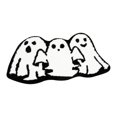 thumbnail image 1 of Halloween Bath Rug 15.8*23.6 Inch Ghost Bat Pattern Goth Bath Mat Spooky Black White Gothic Bathroom Rug Non Slip Front Door Mat Carpet for Bedroom Home Living Room Kitchen Floor Decor Supplies, 1 of 2