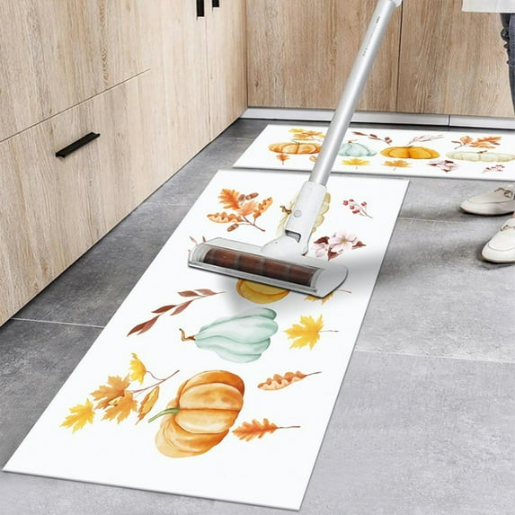 Halloween Bathroom Rug,Halloween Bath Mats,Halloween Thanksgiving Pumpkins Doormat Rug - Non-Slip Entrance Doormat Rug Indoor For Home/Bathroom/Kitchen/Bedroom(E 1pc XL 48*16in/120*40cm)
