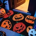 thumbnail image 1 of Halloween Bathroom Rug, Pumpkin Bath Mat for Fall Home Decor, Soft Non-Slip Absorbent Microfiber Floor Carpet for Shower Tub Kitchen Bedroom Seasonal Decor, 1Pack A, 1 of 6