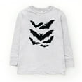 thumbnail image 1 of Halloween Bats Distressed - Toddler Long Sleeve Graphic Tee and Youth Long Sleeve Graphic T-Shirt, 1 of 13