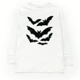 thumbnail image 1 of Halloween Bats Distressed - Toddler Long Sleeve Graphic Tee and Youth Long Sleeve Graphic T-Shirt, 1 of 13
