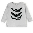 thumbnail image 1 of Halloween Bats Distressed - Toddler Long Sleeve Graphic Tee and Youth Long Sleeve Graphic T-Shirt, 1 of 13