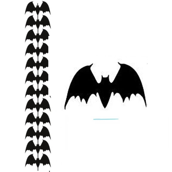 Halloween Bats Garland Sign Halloween Party Decorations, Hanging Bats Halloween Decor, Halloween Bat Garland Wall Decorations