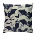 Halloween Bats Grey Print Throw Pillows Covers,Couch Sofa Pillow Cases