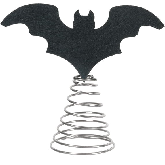 Halloween Bats Miniature Tree Topper Black Bat Ornament Mini Ornaments for Party Treetops Decoration