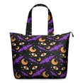 thumbnail image 1 of Halloween Bats Moons and Eyes Travel Tote Bags for Women Carry On,Large Weekender Bags for Women Travel,Multi Functional Duffle Bag for Work,Shopping,Sports, 1 of 5