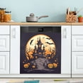 thumbnail image 1 of Halloween Bats Pumokins Magnetic Dishwasher Cover Magnet Refrigerator Dishwasher Sticker Home Decorative Art Kitchen Panel Decal 23x26 Inch, 1 of 6