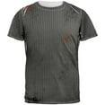 thumbnail image 1 of Halloween Battle Damage Chainmail Costume All Over Adult T-Shirt - Small, 1 of 2
