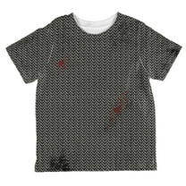 Halloween Battle Damage Chainmail Costume All Over Toddler T Shirt