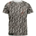 thumbnail image 1 of Halloween Battle Damage Steel Scale Armor Costume All Over Adult T-Shirt - Medium, 1 of 2
