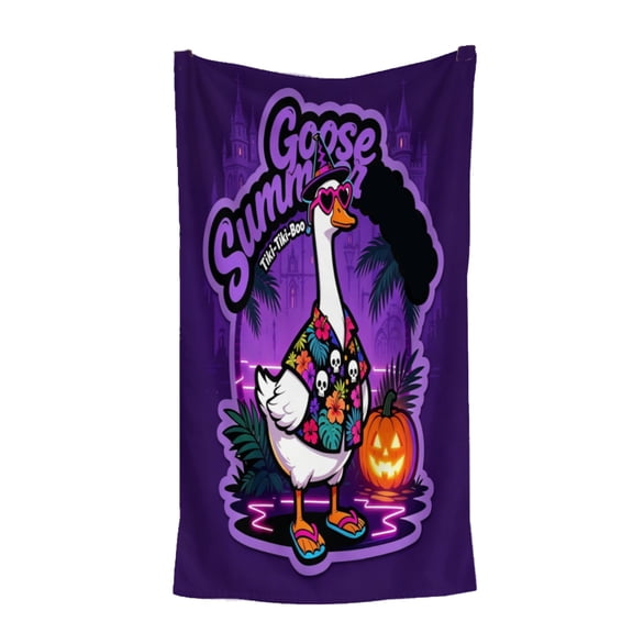 Halloween Beach Towel Sand Free Quick Dry Microfiber Pool Towel Spooky Festive Pattern Lightweight Oversized Bath Towel for Summer Travel Swim